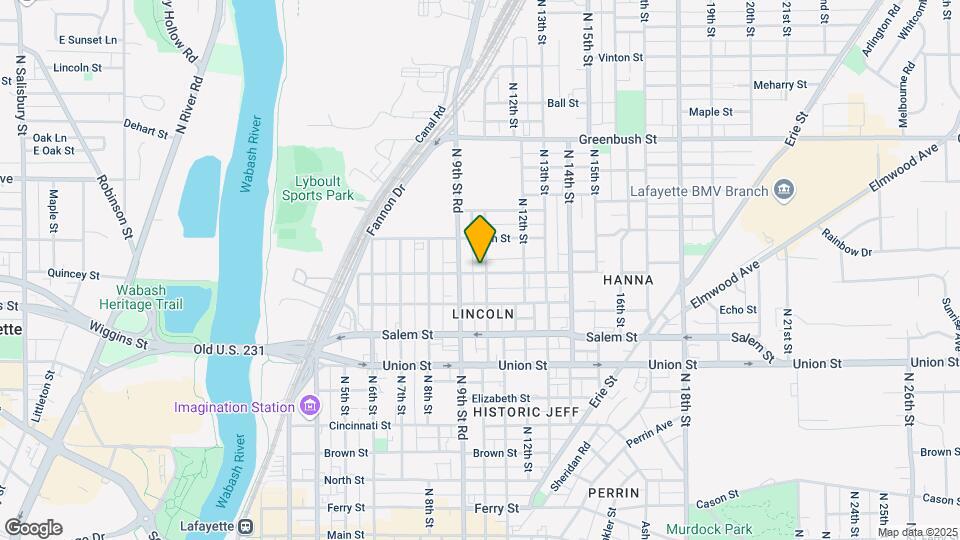 1102 N 10th St, Unit 4 Mapa y Detalles de la Ubicación
