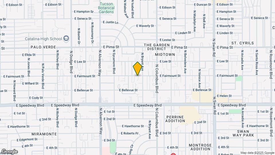 4142 E Fairmount St Map and Location Details