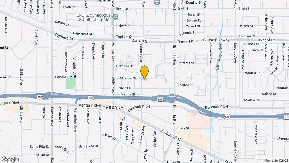 5720 Yolanda Ave Map and Location Details