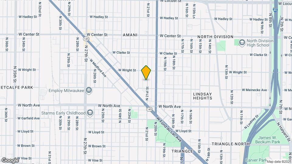 2427 N 21st St Map and Location Details