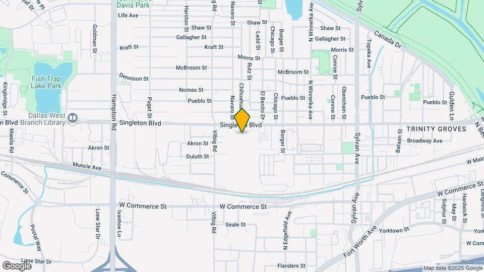 1600 Singleton Blvd Map and Location Details
