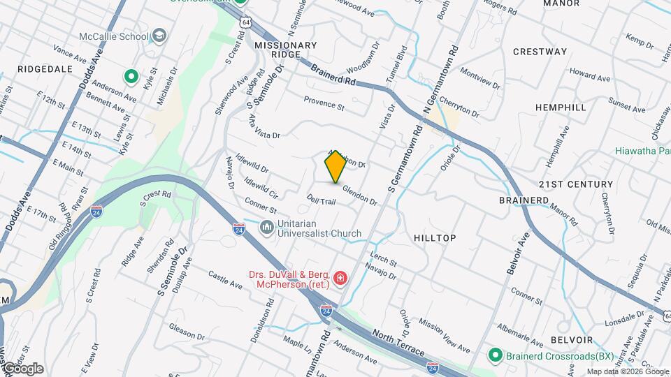 3416 Glendon Dr Map and Location Details