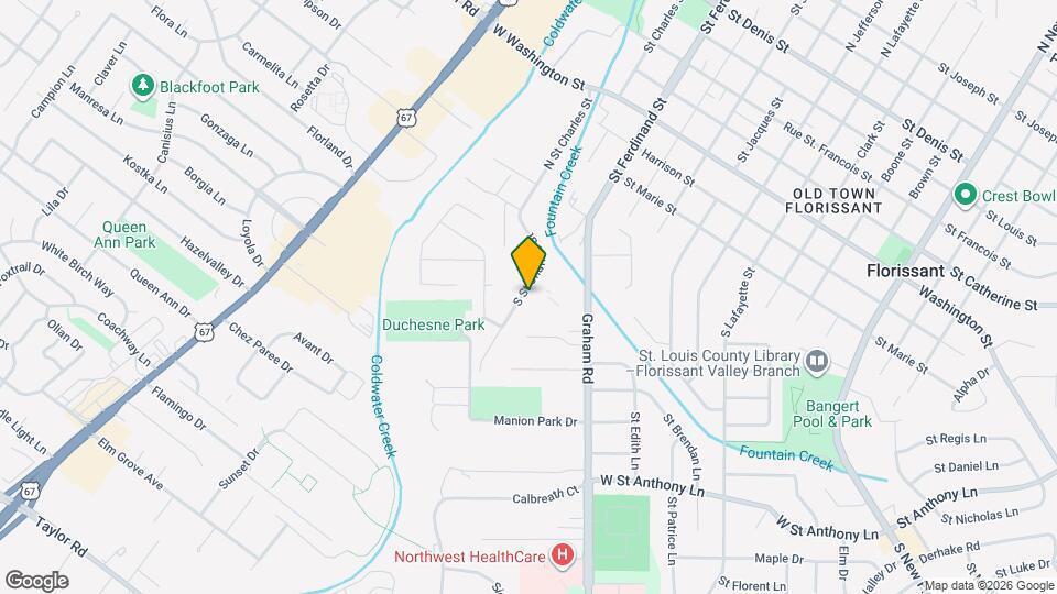 290 S St Charles St Map and Location Details