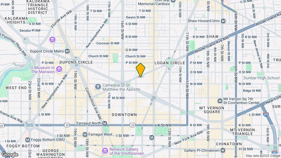 1460 Rhode Island Ave NW Mapa y Detalles de la Ubicación