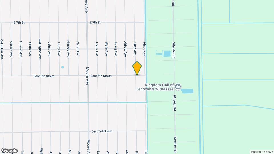 4500 East 5th Street Map and Location Details