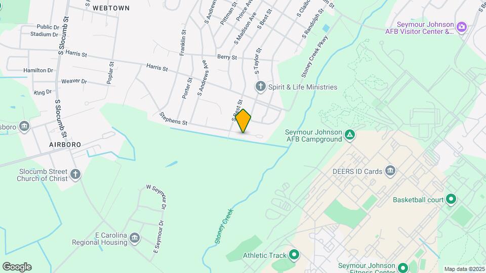 1900 Stephens St Map and Location Details