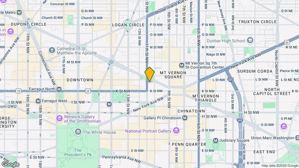 1010 Massachusetts Ave NW Map and Location Details