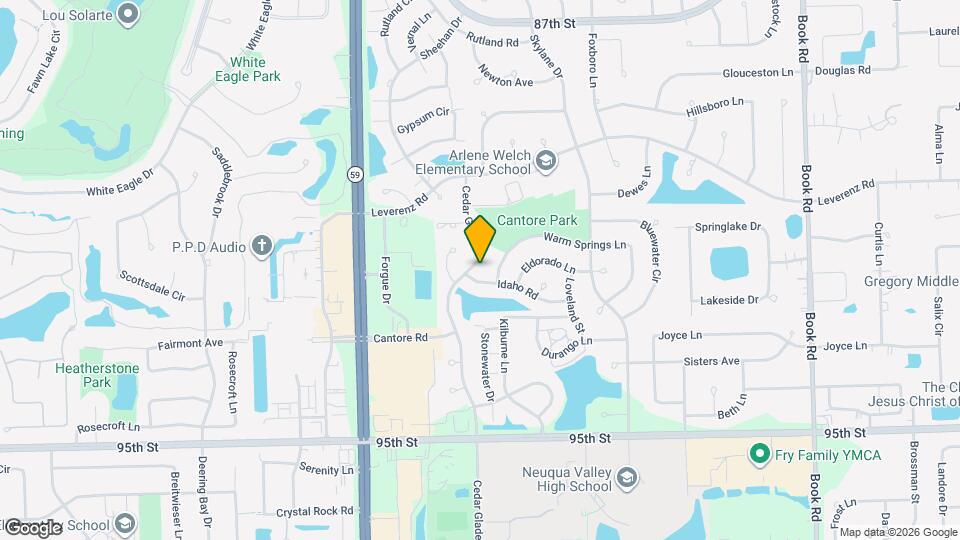 2760 Cedar Glade Dr Map and Location Details