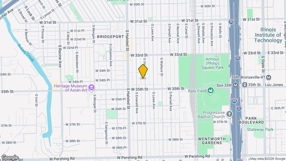 3426 S Union Ave, Unit garden Mapa y Detalles de la Ubicación