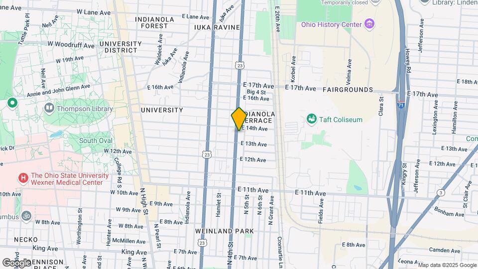 1700 N 4th St Map and Location Details
