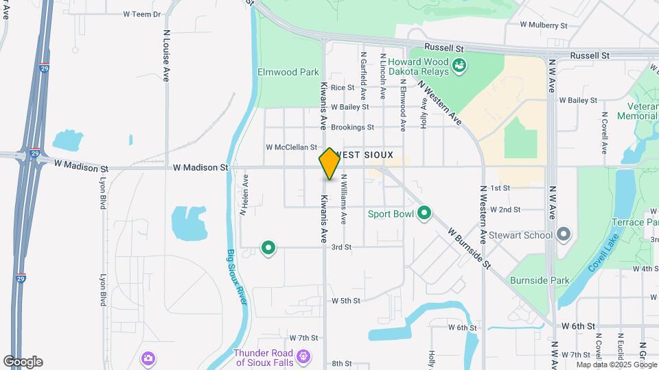 900 N Kiwanis Ave Map and Location Details