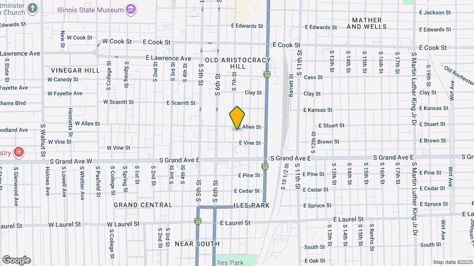 1212 S 7th St Map and Location Details