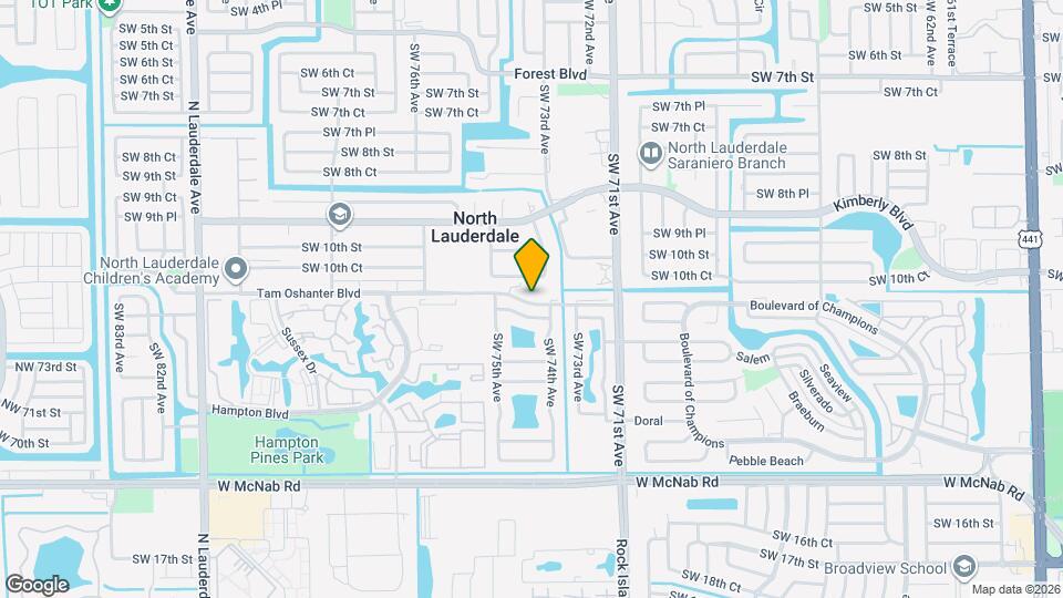 7431 Tam Oshanter Blvd Map and Location Details