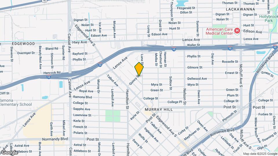 609 Comet St Map and Location Details
