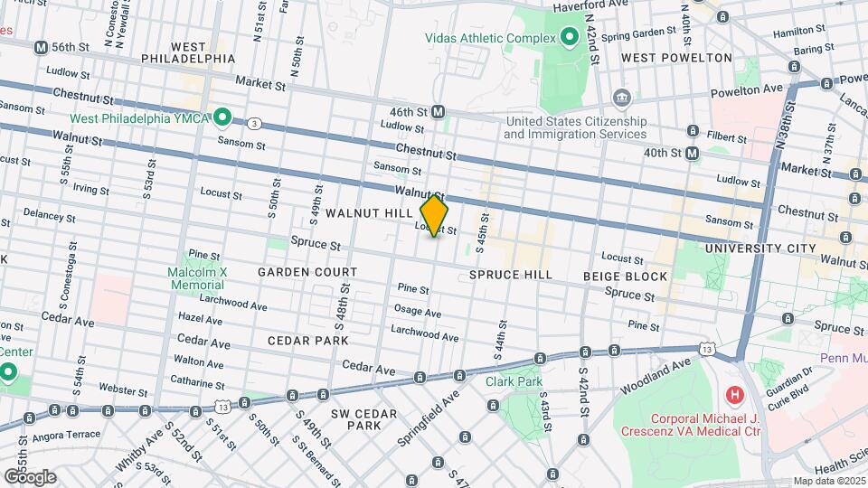 268 S 46th St Mapa y Detalles de la Ubicación