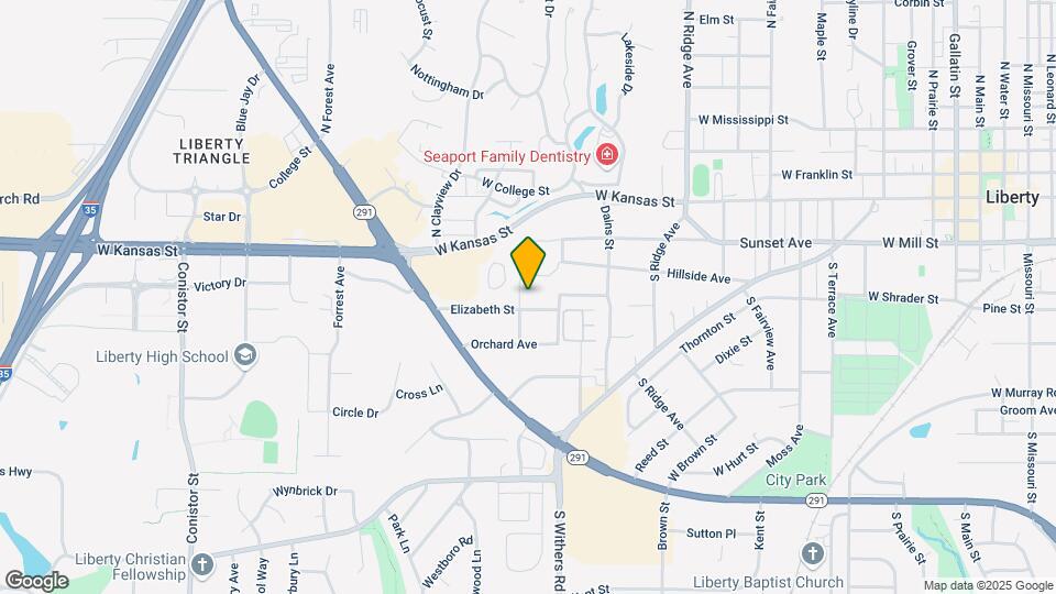211 S Clayview Dr Map and Location Details