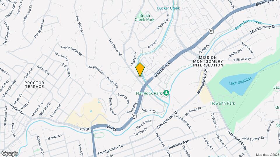 166 Brush Creek Rd Map and Location Details