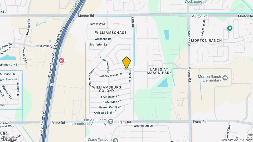 22510 Dabney Manor Ln Map and Location Details