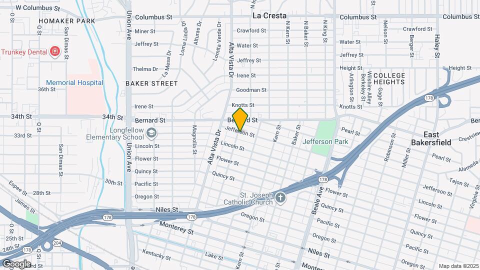 1831 Inyo St Map and Location Details