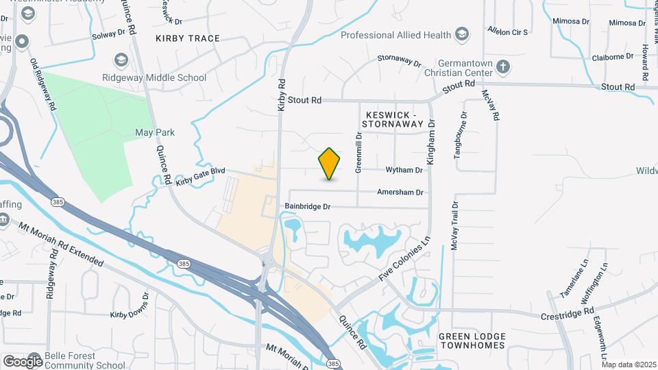 6714 Amersham Dr Map and Location Details