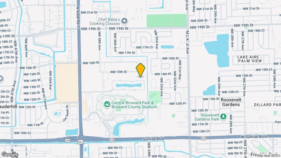 3423 NW 14th Ct Map and Location Details