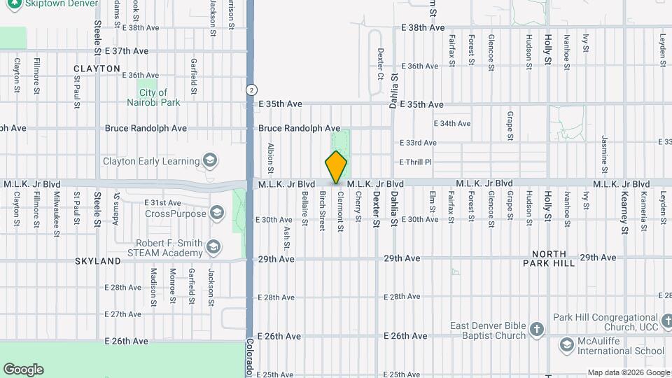 3085 Clermont St Map and Location Details