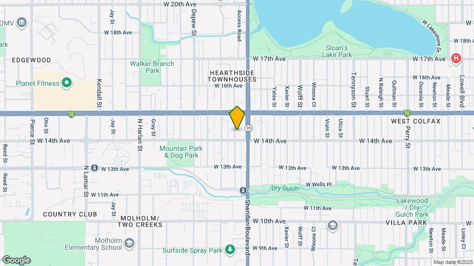 1424 Ames St Map and Location Details
