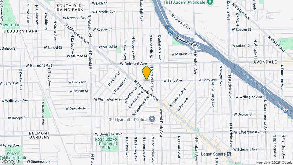 3653 W Barry Ave Map and Location Details
