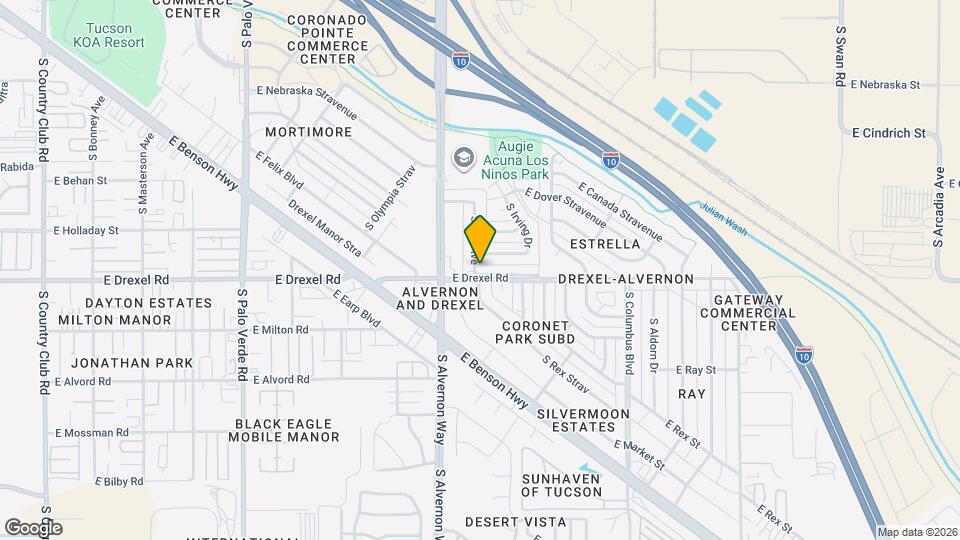 3947 E Drexel Rd Map and Location Details