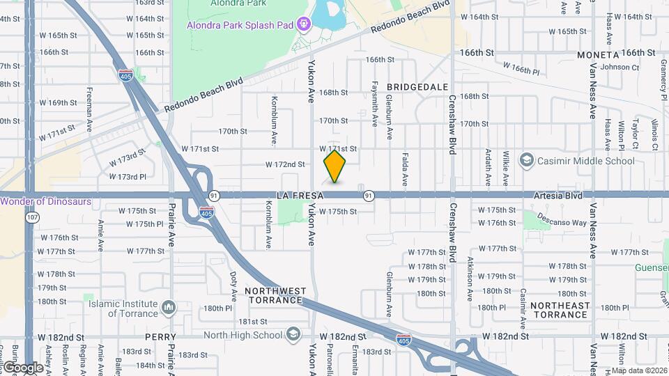 3505 Artesia Blvd Map and Location Details