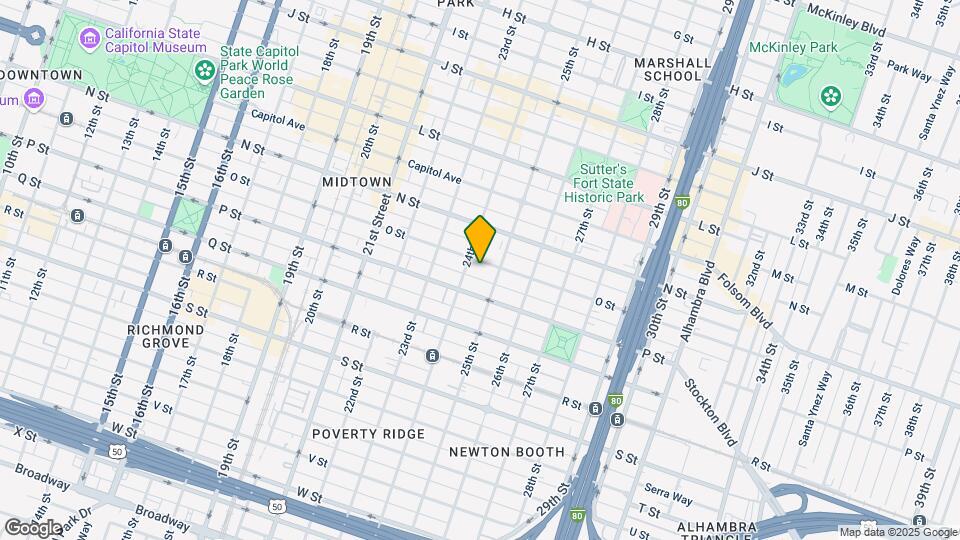 2414 O St Map and Location Details