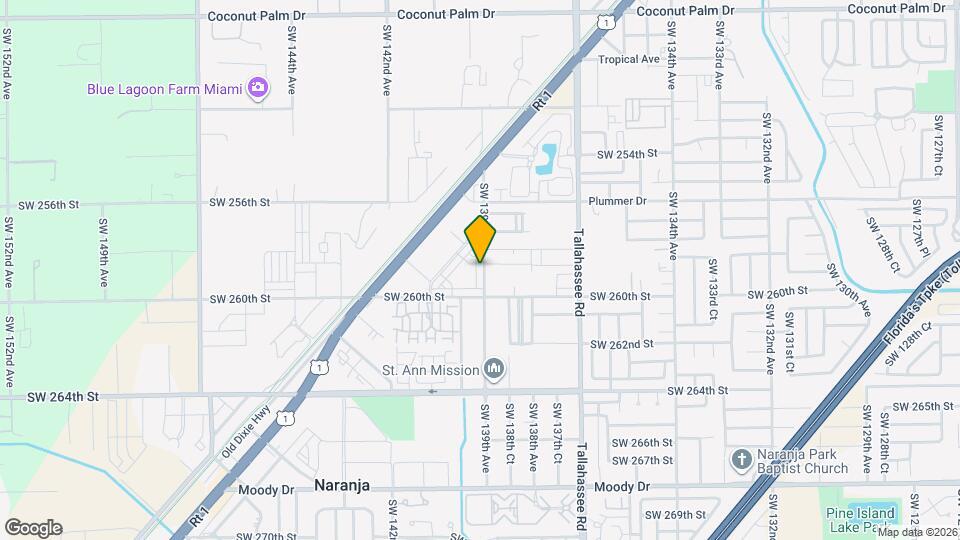 25869 SW 139th Ct Map and Location Details