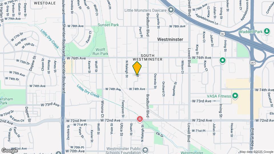 7485 Quitman St Map and Location Details
