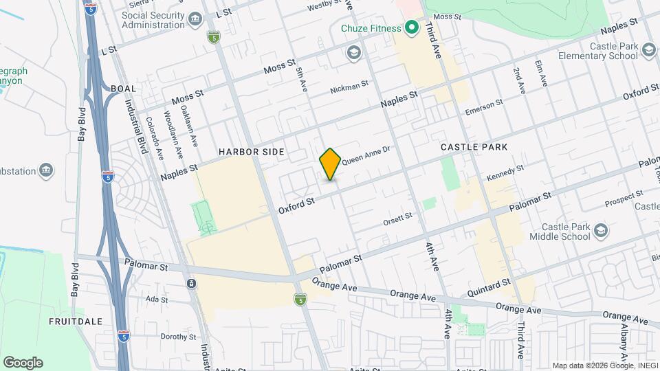 1190 5th Ave Map and Location Details