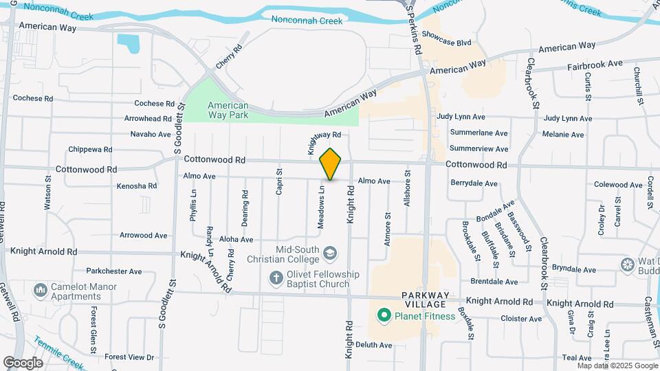 4547 Almo Ave Map and Location Details