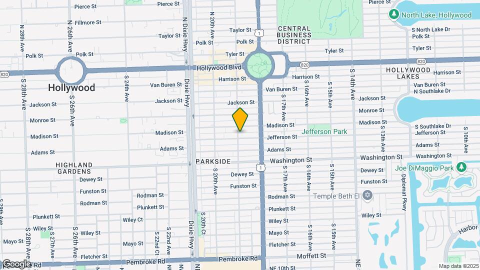 1857 Jefferson St Map and Location Details