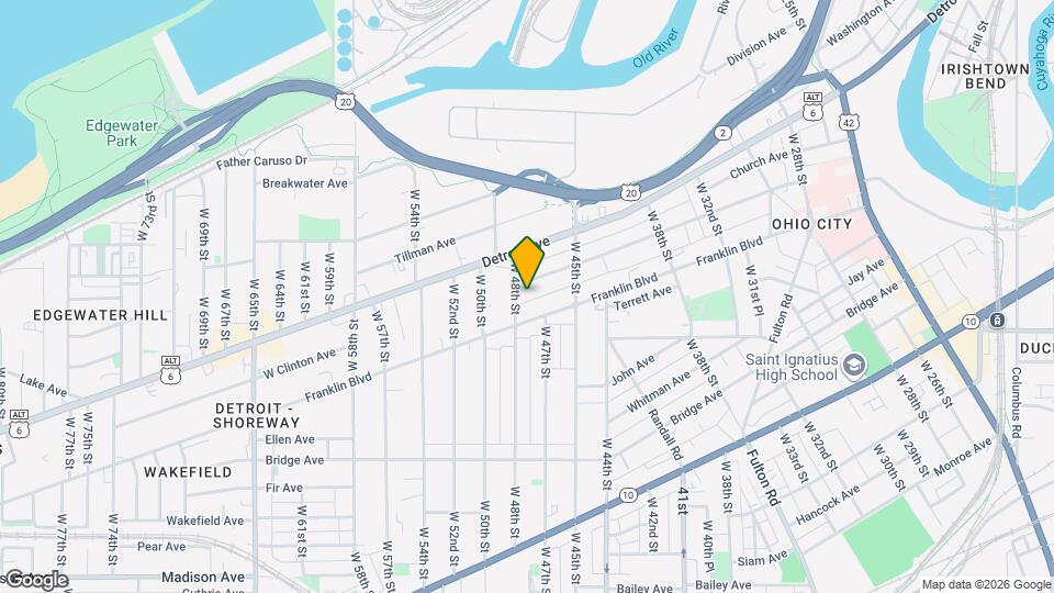 4719 Clinton Ave Mapa y Detalles de la Ubicación