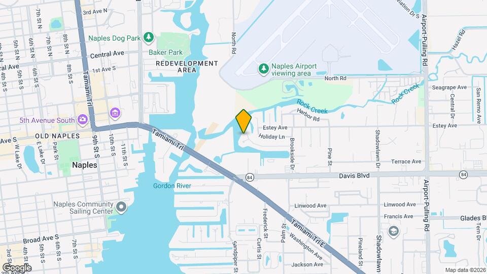 1836 Harbor Ln Map and Location Details