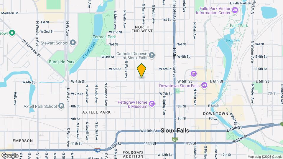 Sixth St Apartments Map and Location Details