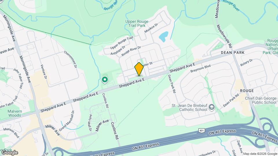 8840 Sheppard Ave E Map and Location Details