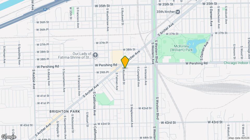 2558 W 39th Pl Mapa y Detalles de la Ubicación