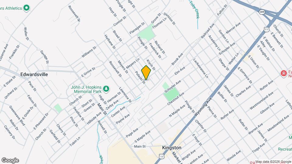 225 Zerby Ave Mapa y Detalles de la Ubicación