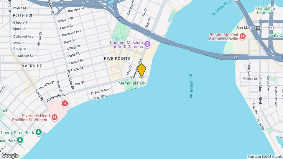 1733 Memorial Park Terrace Mapa y Detalles de la Ubicación