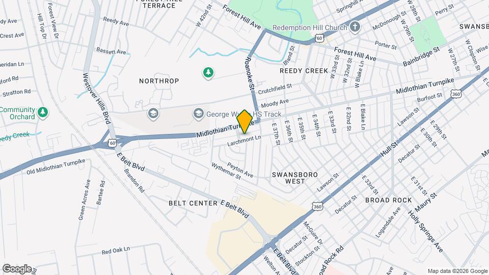 3813 Larchmont Ln Mapa y Detalles de la Ubicación