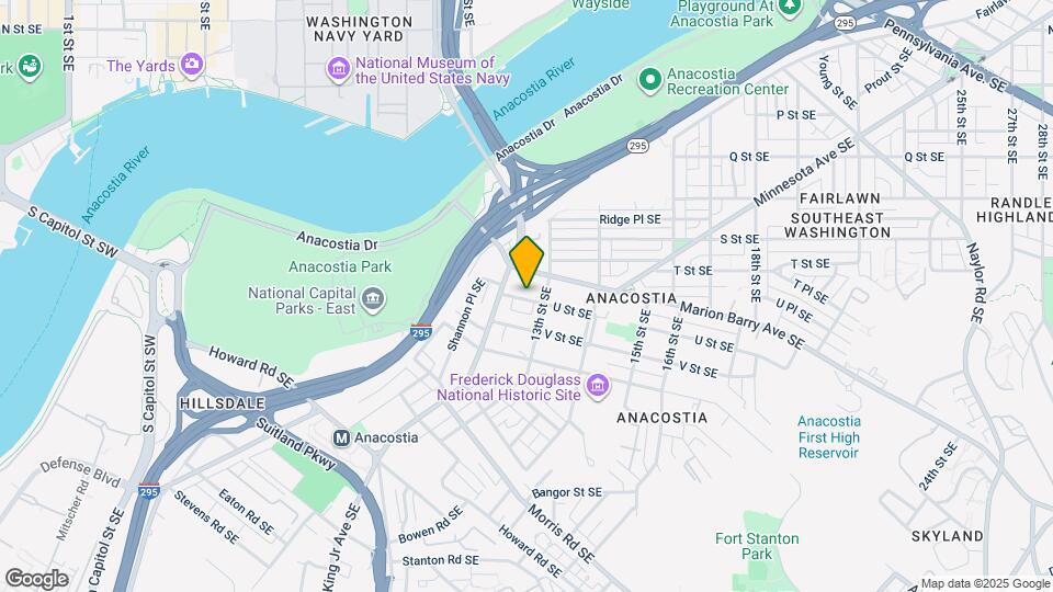 1228 U St SE Map and Location Details