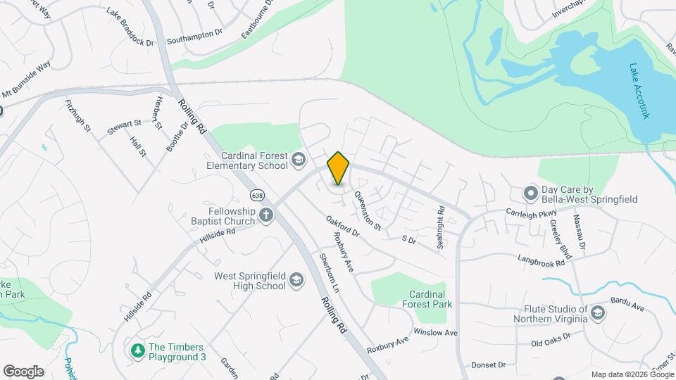 8502 Lakinhurst Ln Map and Location Details