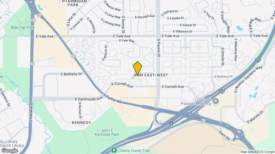 11873 E Cornell Cir Map and Location Details