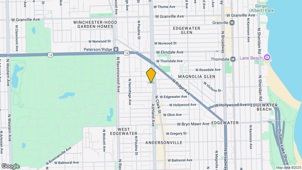 5820 N Clark St Mapa y Detalles de la Ubicación