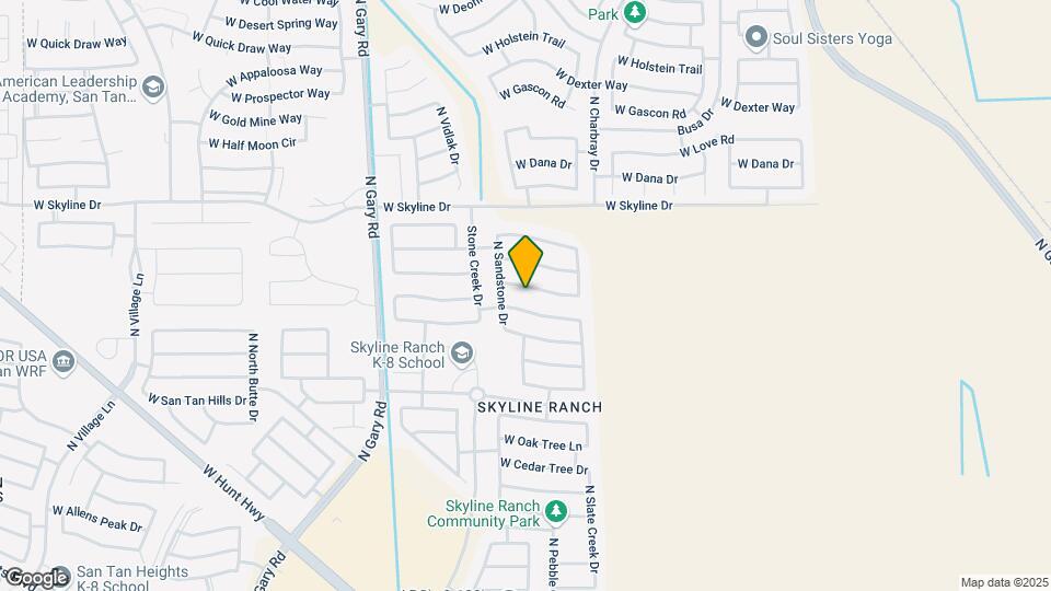 827 W Desert Valley Dr Mapa y Detalles de la Ubicación