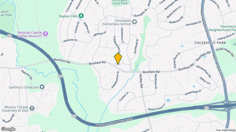 521 Bonifant Rd Map and Location Details
